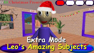 Leo's Amazing Subjects: Extra Mode Update - Baldi's Basics Mod