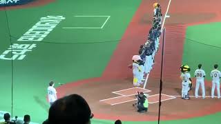 【飯田達郎さん国歌独唱】2019年阪神開幕戦(京セラドーム)現地にて撮影