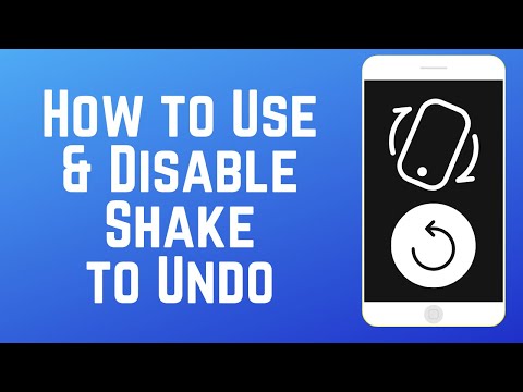 How to Use (& Disable) Shake to Undo on iPhone