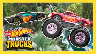 Epic Beach Loop Challenge on Monster Trucks Tournament of Titans! | Monster Trucks | @HotWheels