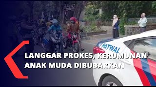 Langgar Prokes, Kerumunan Anak Muda Dibubarkan