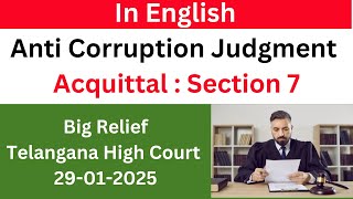 Prevention of Corruption Act l Acquittal l Section 7 l Dr. Jinesh Soni l 2025