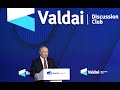 Vladimir Putin Address at the Valdai International Discussion Club 2022 - English Subtitles