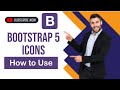 How to Use Bootstrap 5 icons using CDN on your website | Add Bootstrap Icons to HTML Hindi Tutorial