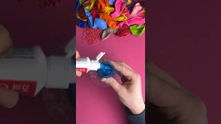 DIY Anti-stress toy using Balloon and toothpaste🎈#diy