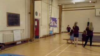 Ed's stunts at the Petersfield School.3gp