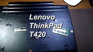 Upgrade RAM IBM #Lenovo #Thinkpad T420