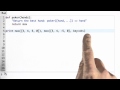 Understanding Max Solution - Design of Computer Programs