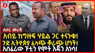 ጉድ ኢትዮጵያ ፈላጭ ቆራጭ ሆነች! | አብይ ከግዙፍ ሃይል ጋር ተናነቁ! | አስፈሪው ፑቲን የሞት እጁን አነሳ! | Russia | Egypt | Ethiopia