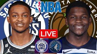 LIVE: SACRAMENTO KINGS vs MINNESOTA TIMBERWOLVES | NBA | PLAY BY PLAY | SCOREBOARD