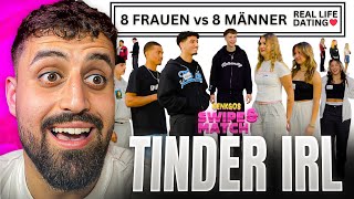 8 MÄNNER & FRAUEN SPIELEN TINDER IN REALLIFE! 👀💖