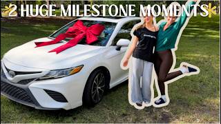 2 Huge Milestone Moments! First Car, First Pair of Glasses, Dinner, Garage Sale GEMS & Life!