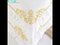 white cotton embroidered soft charles hotel bedding gs 31