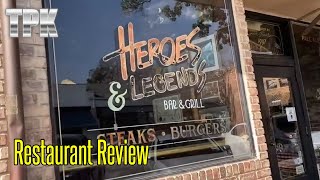 Heroes \u0026 Legends Bar \u0026 Grill 🍗🍻⚽️ | Restaurant Review