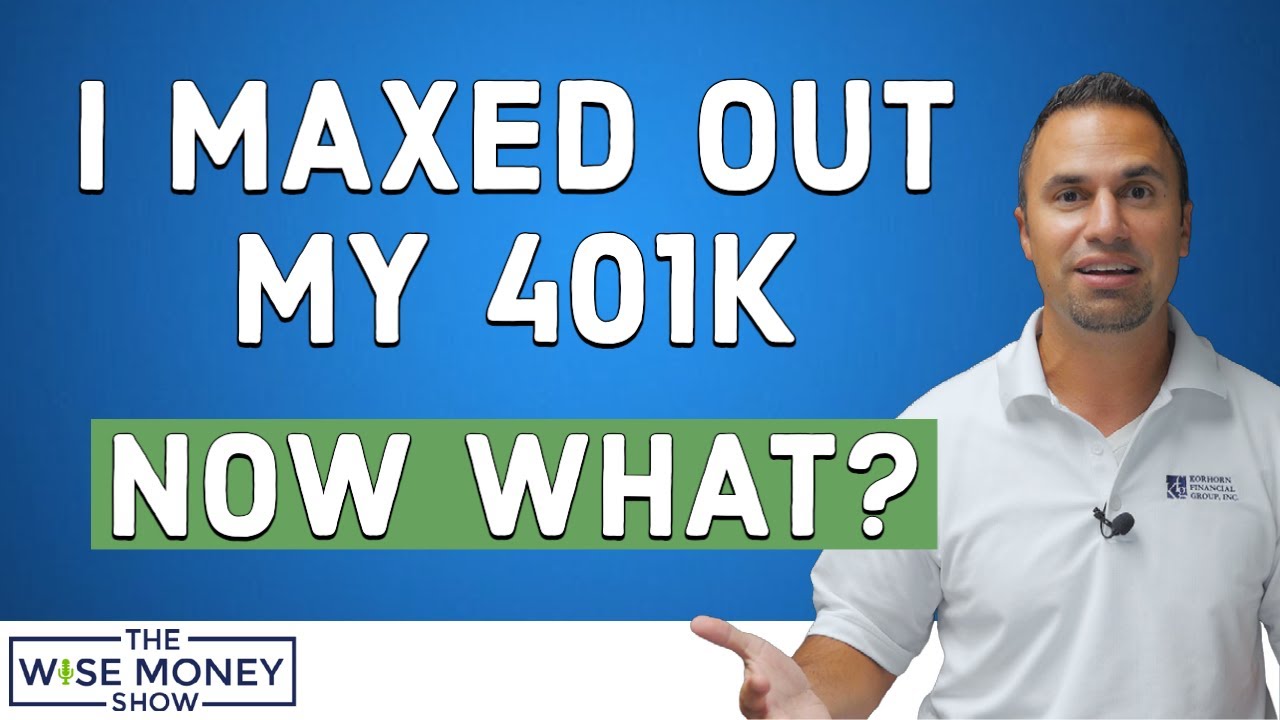 I Maxed Out My 401k — Now What? - YouTube