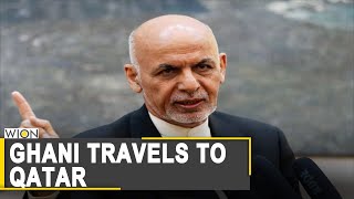 Afghanistan’s president Ashraf Ghani lands in Doha amid peace talks