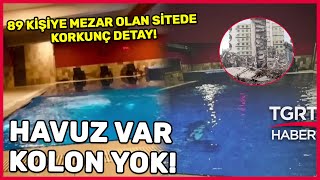 Depremde 89 Kişiye Mezar Olan Diyarbakır'daki Sitede Havuz Var Kolon Yok!- TGRT Haber