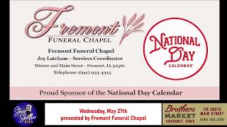 National Day Spotlight presented by Fremont Funeral Chapel