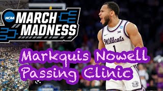 MARKQUIS NOWELL SETS THE NCAA RECORD FOR ASSISTS | #kansasstate   #marchmadness #ncaa