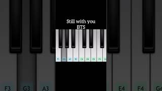 BTS Jungkook-Still with you|Piano tutorial #shorts #shortvideo #youtubeshorts #trending #viral #bts