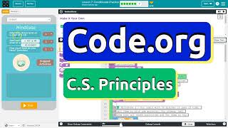 Code.org Lesson 7.7A Conditionals Practice | Answer Tutorial | Unit 4 CS Principles