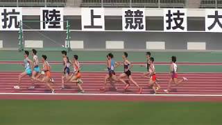 第62回中部実業団対抗陸上競技大会　男子1500m　第1組　2018/05/12