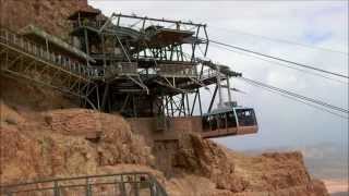 Israel - Masada funicular - Cableway -  רכבל מצדה - ישראל