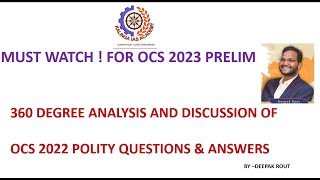 40 Days OAS Prelims 2023 Rapid Revision-L3 (OCS PRELIM PolityPYQ2022  )