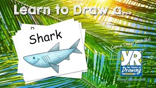 Teaching Kids How to Draw: How to Draw a Shark