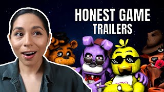 NEW FNAF FAN REACTS TO ALL FNAF HONEST GAME TRAILERS- reaction to fandom games honest game trailers