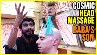 COSMIC MASSAGE by BABA'S SON 💛 World's Greatest Head Massage 💛 ASMR BARBER