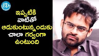 I'm Very Proud Of Playing Video Games - Sai Dharam Tej || Talking Movies With iDream