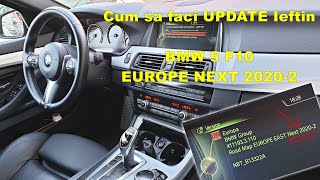 Cum sa iti faci UPDATE Ieftin la GPS pt BMW cu USB - EUROPE NEXT 2020-2 BMW 5 F10