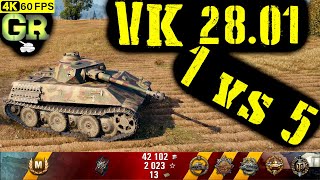 World of Tanks VK 28.01 Replay - 6 Kills 2.4K DMG(Patch 1.4.1)