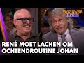 René moet lachen om ochtendroutine van Johan | VANDAAG INSIDE