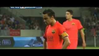 Xavi Goal vs Nice - Friendly Game 2014/08/02