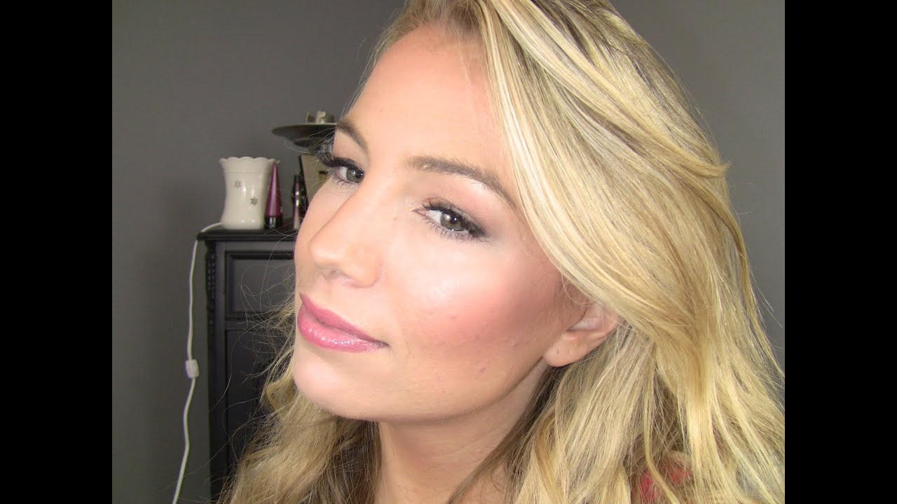 Bronzed Glowing Skin Tutorial - YouTube