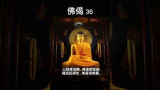 佛偈36｜二十二祖 摩拏罗偈｜心随万境转 转处实能幽 随流认得性 无喜复无忧 （01/04/2025） #參悟 #修心修行 #佛法