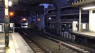 JR西大井駅上り2番線ホームに、横須賀線上り15(11＋4)両編成普通上総一ノ宮行きE217系1652SY-126が到着！品川駅に向けて発車！