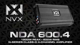 ALL NEW NVX NDA 6004 4 Channel Amplifier