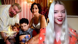 The Queens Gambit' Anya Taylor-Joy Learnt English By Reading Harry Potter | The Graham Norton Show