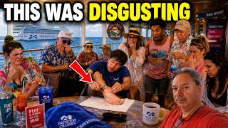 SOME DISGUSTING BEHAVIOR I'VE SEEN ON THE CRUISE SHIP