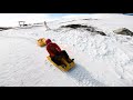 1850 meters long toboggan run in norway speeds up to 70 km h