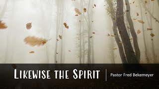 Likewise the Spirit | Pastor Fred Bekemeyer