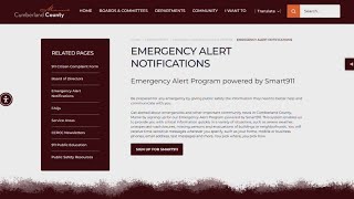 New emergency alert notification service in Cumberland County