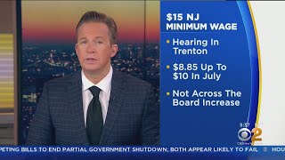 N.J. Lawmakers Consider Minimum Wage Increase