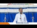 sunday 5 1 25 worship service message by bro.prakasham