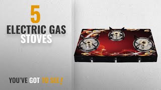 Top 10 Electric Gas Stoves [2018]: iBELL 3 Burner Glass Top Digital Gas Stove, Piezo Electric