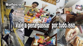 Compra de reposição 🛒,Quase que não  aguento 🏡Enroladinho de calabresa ,mudanças pro Natal