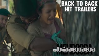 Mehbooba Back to Back Hit Trailers  | Puri Jagannadh | Akash Puri | Neha Shetty